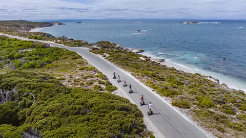 Tourism Western Australia Low-impact activities include Segway tours, snorkelling and exploring the island's network of trails (Credit: Tourism Western Australia)